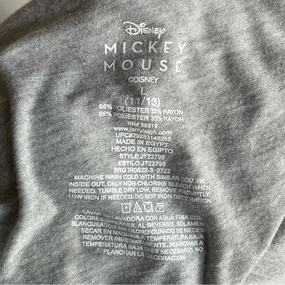 •Disney• Super Soft Mickey Mouse Tee Shirt - Size Large - Picture 2 of 7
